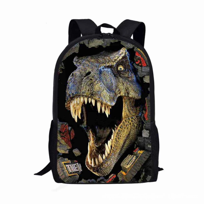 

Schoolbag For Primary School Boys And Girls Personalized Printed Dinosaur Backpack Kindergarten 1-6 Grade Children's Bag