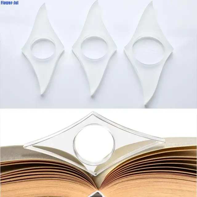 내구성이 뛰어난 아크릴 엄지 책갈피