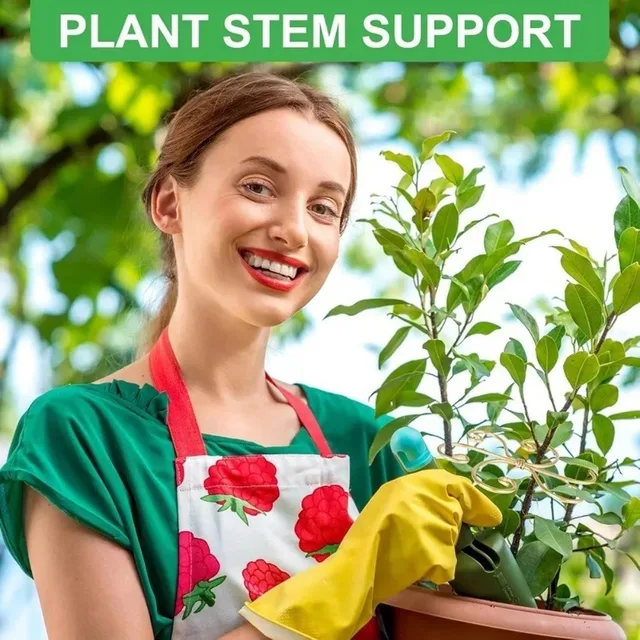 Iron Plant Stake Support Frame Flower Arrangement Tool for Lotus Wire and Plant Climbing Frame with Anti Fall Support Garden DIY 3