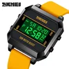 SKMEI 1848 Sport Waterproof Wristwatch Fashion Digital Watch For Men Cyberpunk Display Clock Countdown Electronic Watches reloj 1