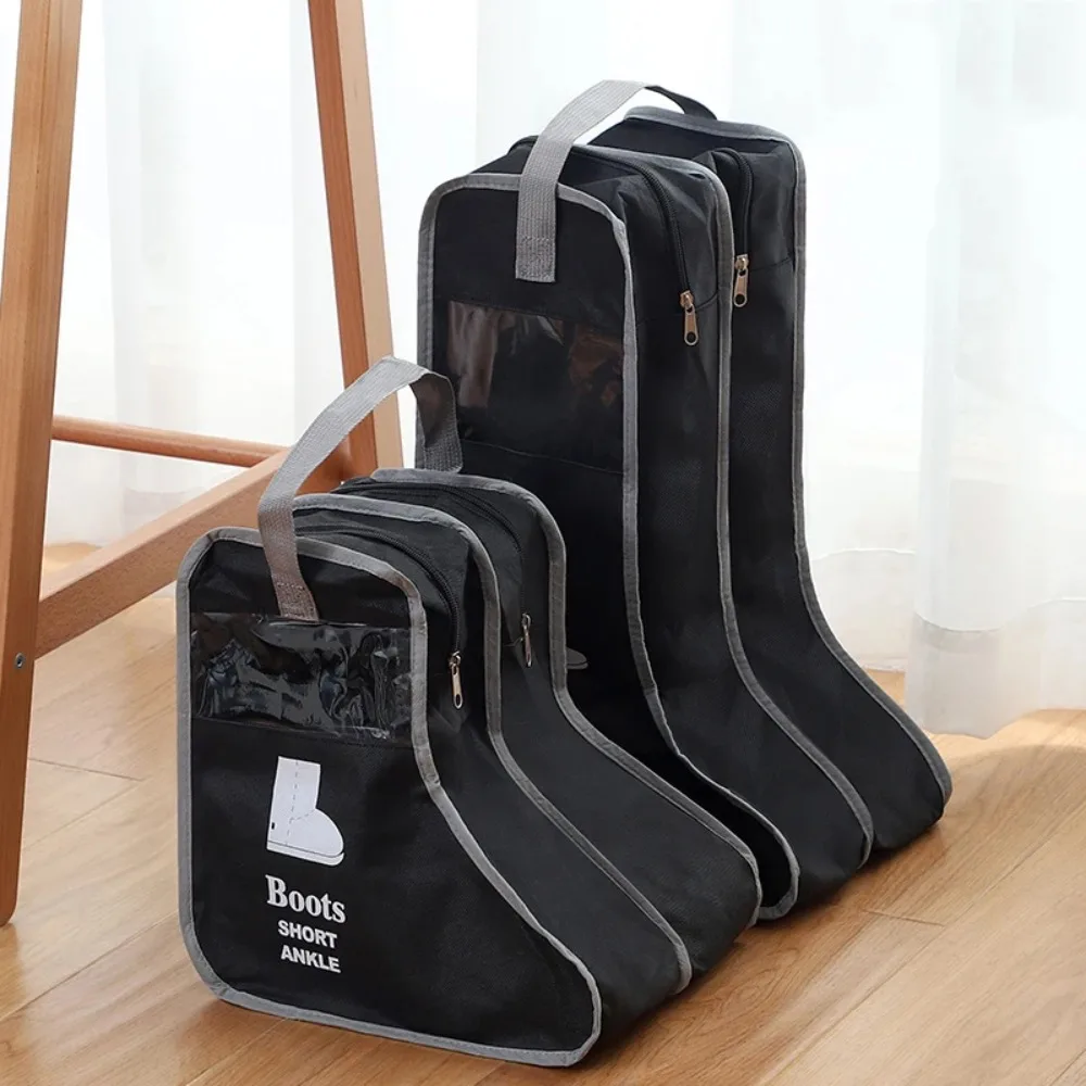 

Shoes Storage Bags Cover Long Riding Rain Boots Dustproof Organizer Portable Travel Zipper Pouch Accessories Supplies Item