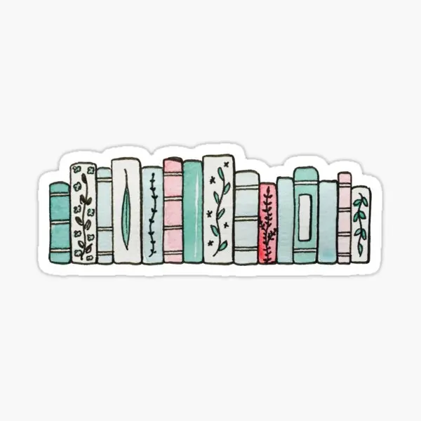 Pastel Books 5pcs Stickers For Funny Water Bottles Art Print Kid ...