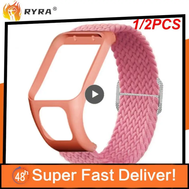 

1/2 шт., плетеный нейлоновый ремешок для наручных часов Runner 2/3/spark/Adventurer