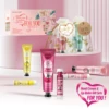 24 Hand gift Hand cream and lip balm set Friends Party Gift with love net bag and thank you card Holiday gift 2