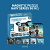 9PCS Six-sided DIY Magnetic Puzzle Cube Building Block Toys Stacking And Assembling Puzzle Educational Toys For Children Gifts 6