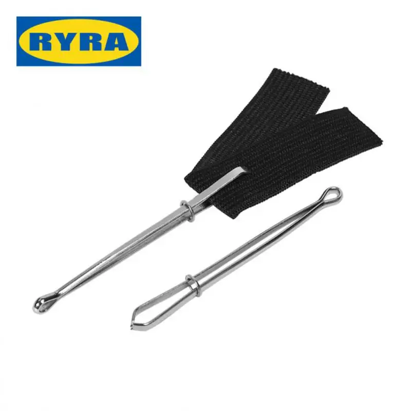 

2pcs/lot Threader Elastic Band Clamp Tweezers Artifact Garment Clips Sewing DIY Tools Tape Punch Cross Stitch Practical Wear