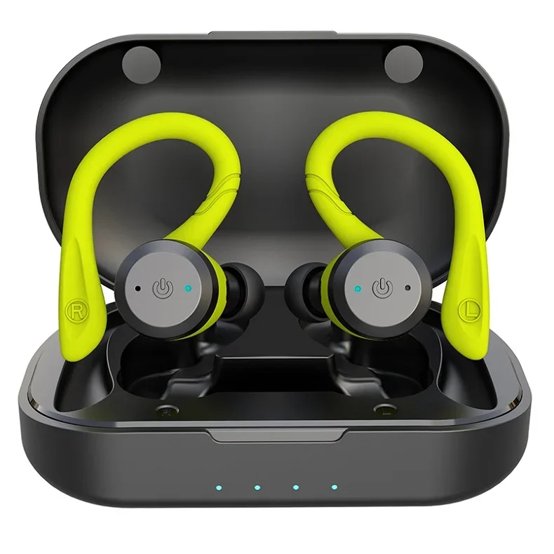 

Sport Wireless Headset TWS 20 Hours Play time Swimming Waterproof Bluetooth Earphone Dual Wear Style Ipx7 Earbuds Stereo