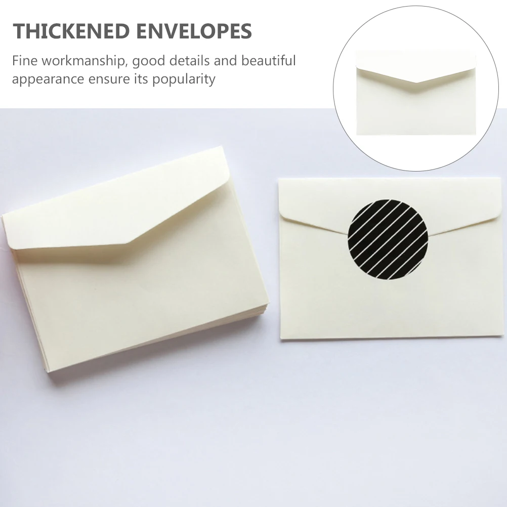 100 Pcs Mini Blank Envelope Money Storage Bags Business Cash Envelopes Photo Card Letter Paper Envelops Gift 2025 NEW