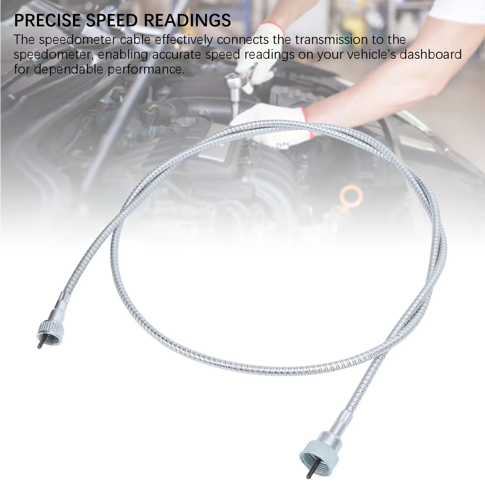 70in Truck Speedometer  Cable  Speed Signal Transfer Metal Housing 47 17260 MH Speed Gauge Cable Truck  Cable