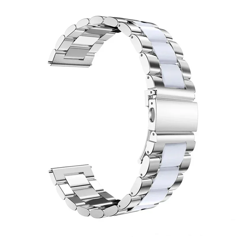 thumbnail image 1 of Correa de acero inoxidable para Samsung Galaxy Watch 7/FE/6/5 pro/4/Classic de 20 mm y 22 mm, correa de metal para Amazfit GTS-GTR-4-3-2e-mini, 1 of 5