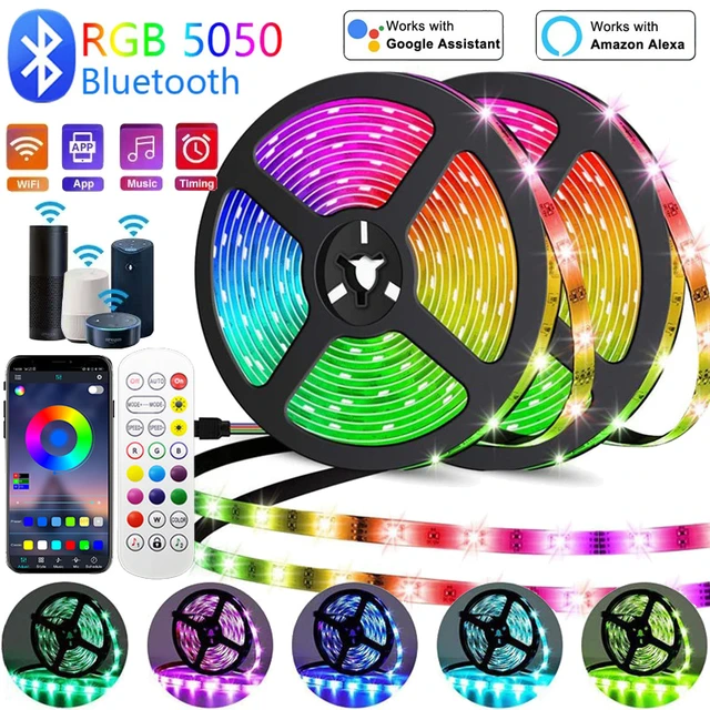 5050 RGB led light Strip Led Tape Lights Color Changing for room waterproof