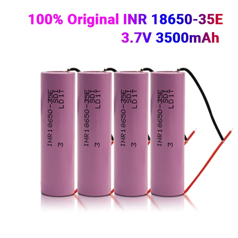 

Rechargeable lithium-ion battery INR18650, 35E, 3500mAh, 18650 battery, 3.7V, DIY flashlight, 100% brand new