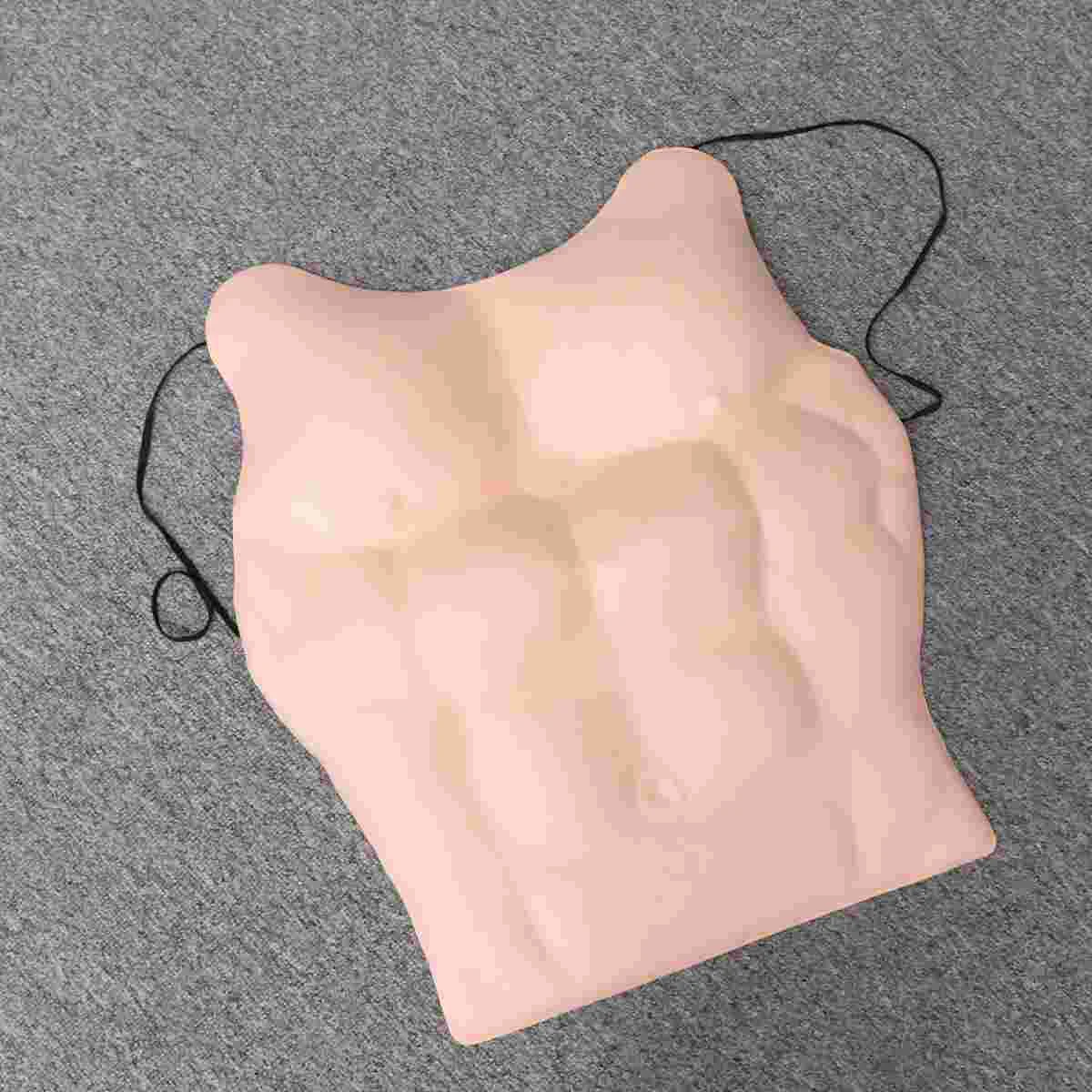 Fancy Halloween Costumes Pectoral Muscle Fake Chest Funny Costume Cosplay Clothing Decorative Props Masquerade Party