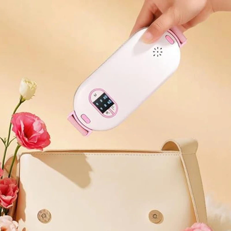 1 PCS Portable Heating Pad For Stomach Back Pain With 3 Heat & 3