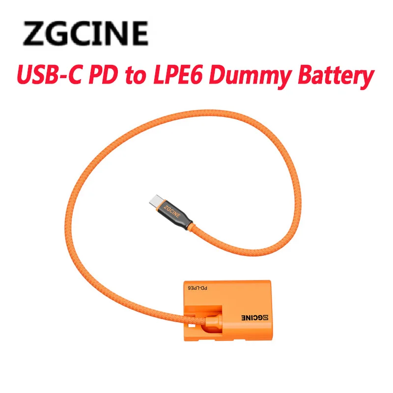 ZGCINE USB-C/D- PD-BMPCC DC  ̺, LPE6/FZ-100/NPF  ͸ ̺, LM-P4 Lemo 2  -4 Dtap Ʈ 