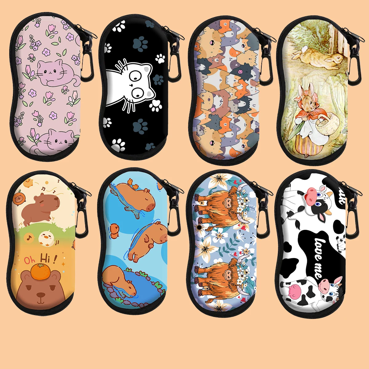 CuteCatRabbitGlassesBagPortableSoftCaseReadingEyewearCaseFashionStorageBoxZipperHolderSunglassesBox-AliExpress200000297