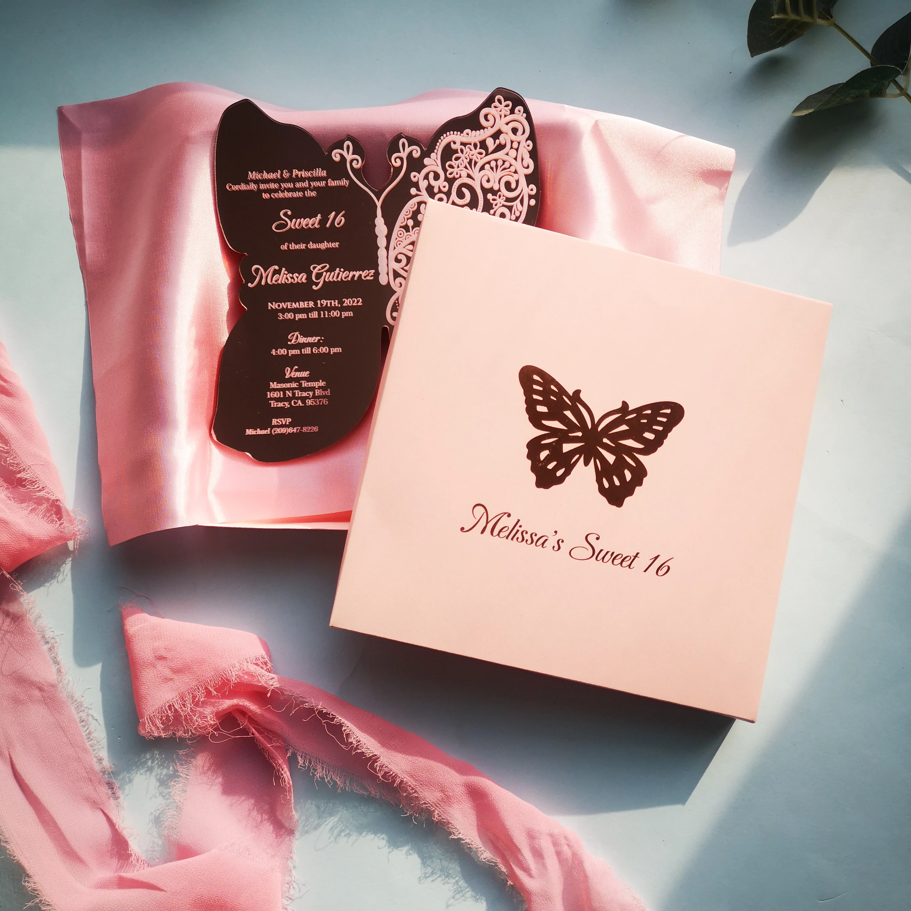 Tarjeta de lugar de acrílico con espejo de oro rosa, invitaciones de boda,  mariposa de Tarot árabe, decoración de boda, tarjeta de visita de mesa,  personalizada - AliExpress, image size:2976x2976