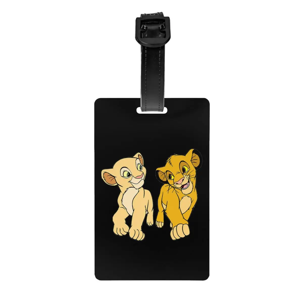 

The Lion King Simba Nala Luggage Tag for Suitcase Privacy Cover ID Label