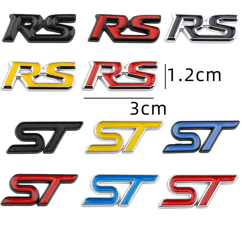 Premium 3D Metal Car Steering Wheel Emblem Badge Sticker