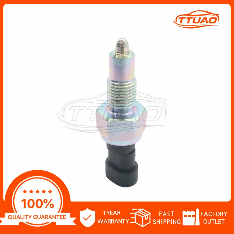 Interruptor De Luz De Freno Y Reversa Para Fiat 500 Abarth 2012 – Código 68145983AA, Color Negro