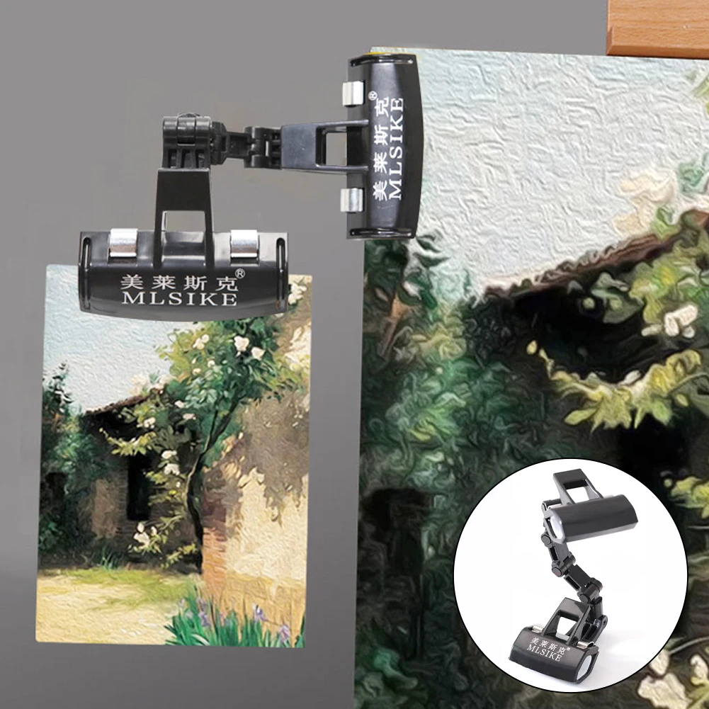 Multifunctional Art Sketch Tracing Clip Double-headed Rotatable Drawing Clip Picture Hanging Holder Painting Clamp Art Set