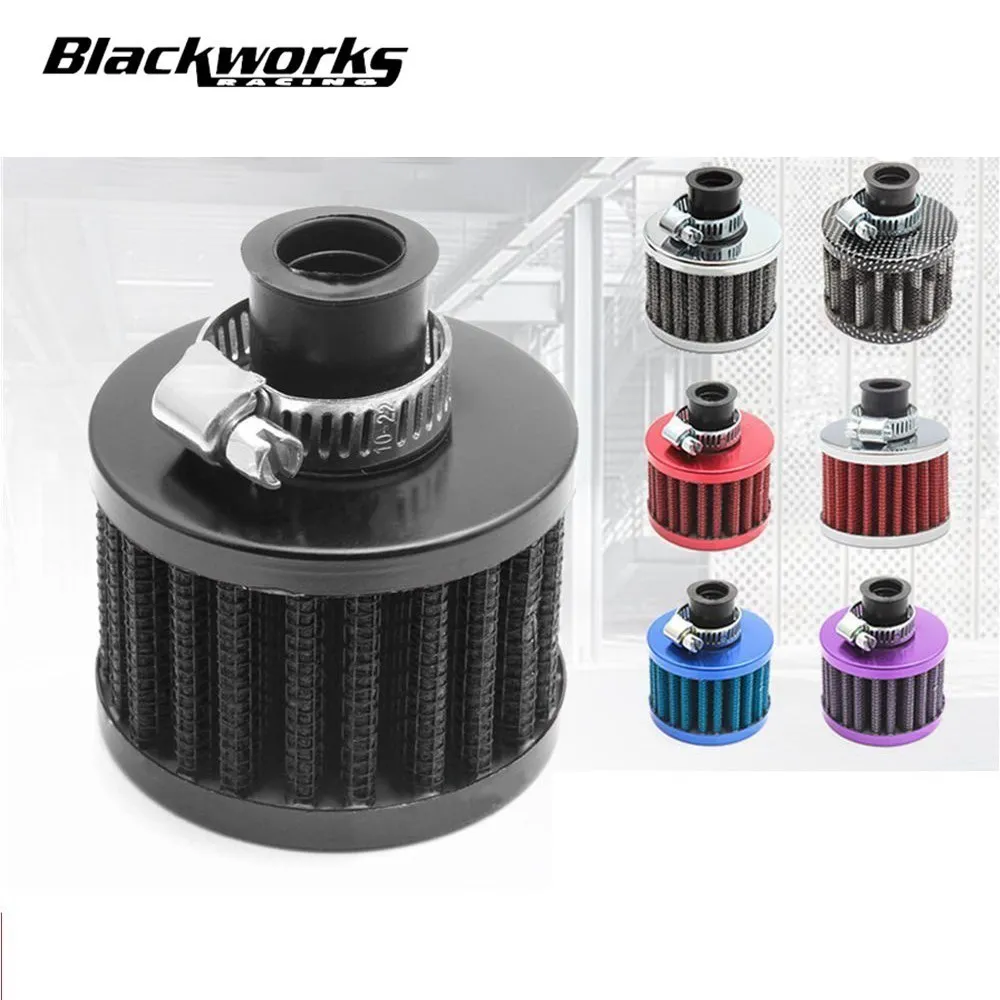 Universal 12mm Small Air Filter Motorcycle Turbo High Flow Racing Cold Air Intake Filter Mushroom Head Car Accessories AF-1002 air filter motorcycle air filter air filter cleaner motocross air filter
