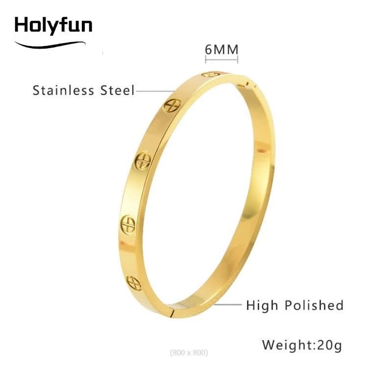 European and American stainless steel cross pattern bracelet, grand and luxurious, trendy and personalized design, simple and no 2