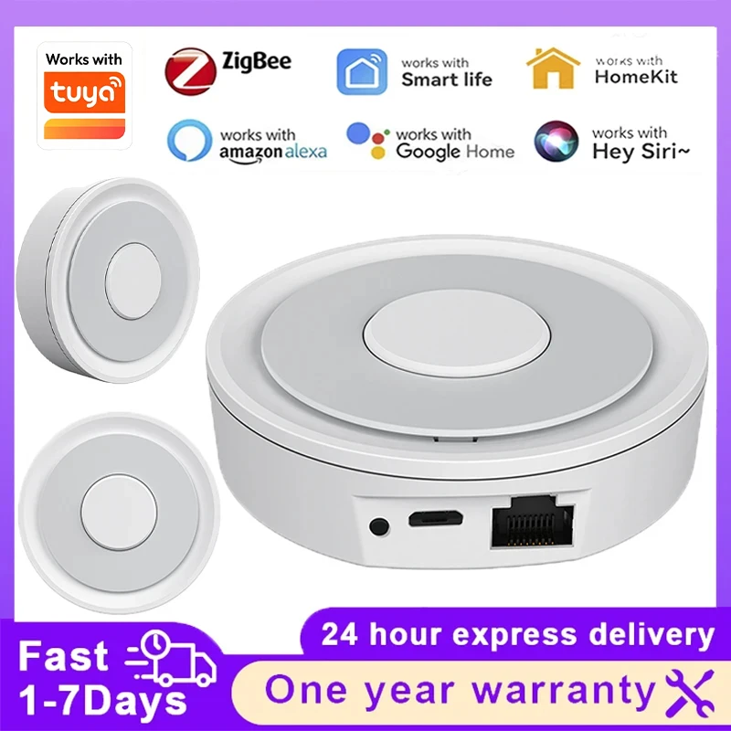 Smart Home Central Control Hub with Tuya ZigBee & WiFi Integration