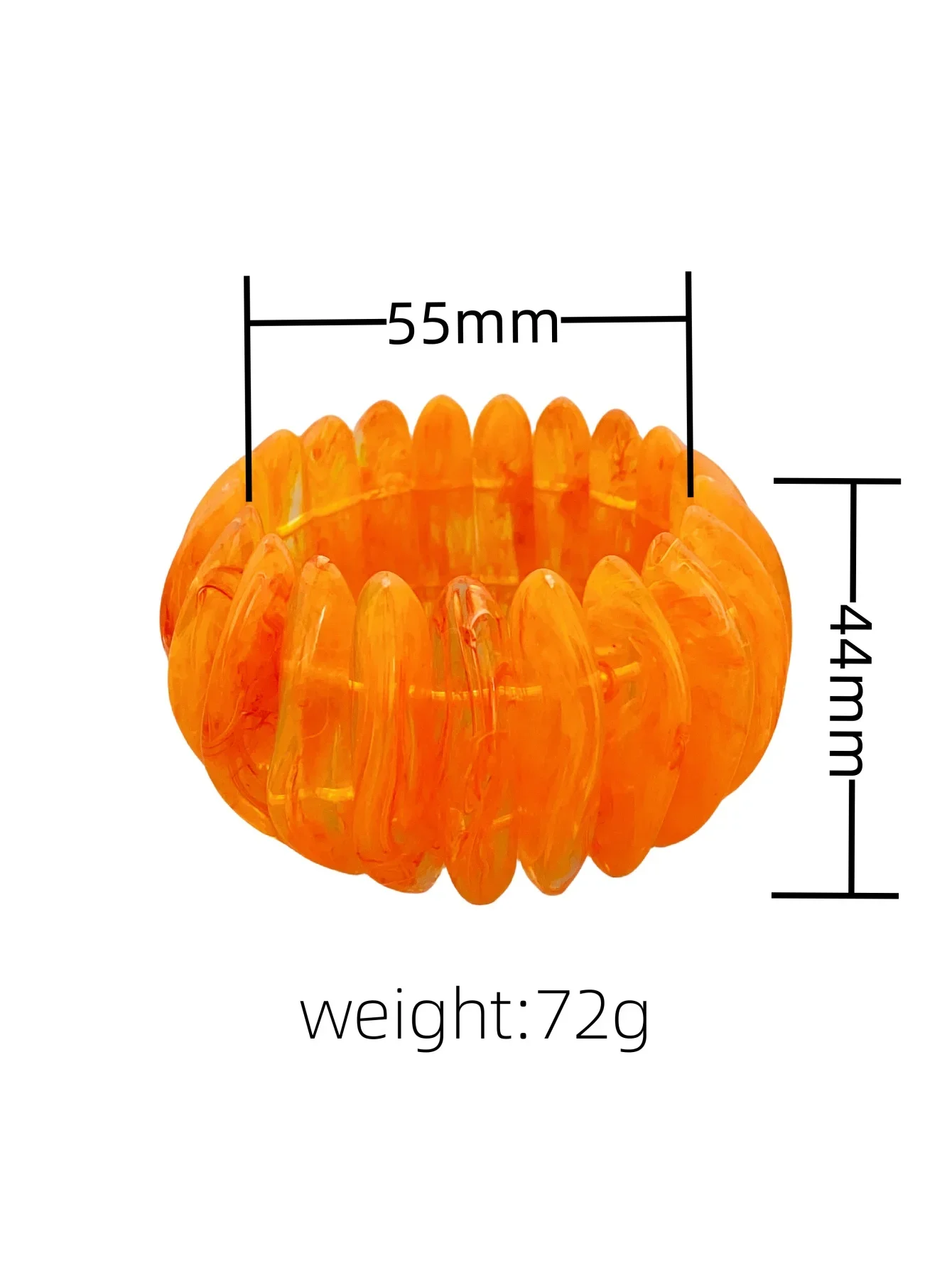 Fashionable Acrylic Beaded Elastic Bracelet, Perfect for Women to Wear on Daily Basis bangles for women 6