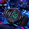 New Fashion Children Camouflage Watch Sport Kids Rubber Strap LED Digital Watch for Kid Student Girl Boy Wristwatch Clock 2