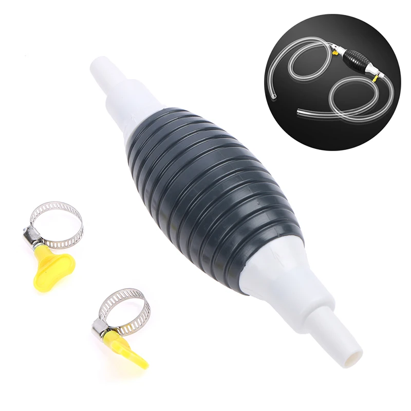 Universal Car Motorcycle Fuel Pump Hand Diversion Suction Pipe Liquid Transf