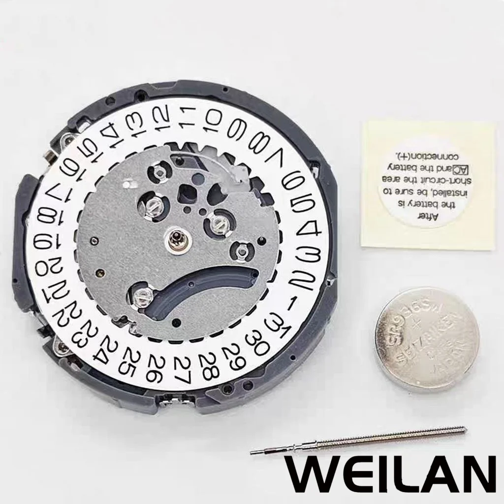 Quartz Movement VK63 VK63A Chronograph 24 Hours Replace for Watch Single Calendar