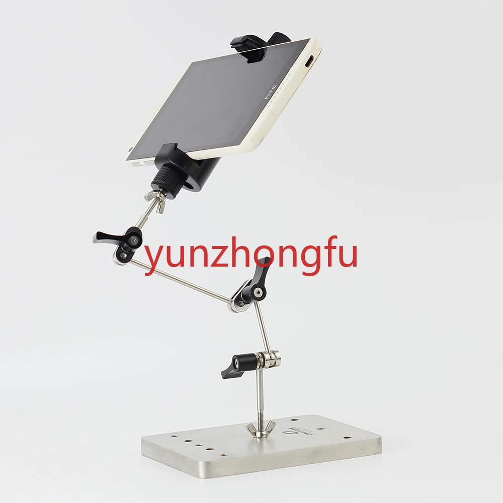 

RIG-300P desktop all metal stainless steel mobile phone universal adjustable flexible bracket