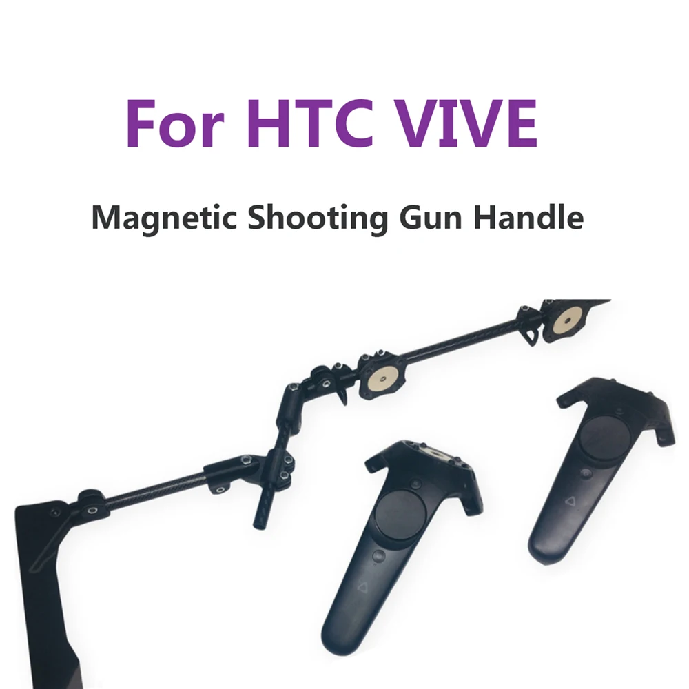 

For HTC VIVE VR Controller Magnetic Shooting Stand FPS Game Holder, Adjustable Virtual Gunfight Assistance Bracket, for HTC VIVE