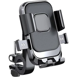 Universal Shockproof Rotatable Bike & Motorcycle Phone Mount with Fast Locking System (Handlebar)