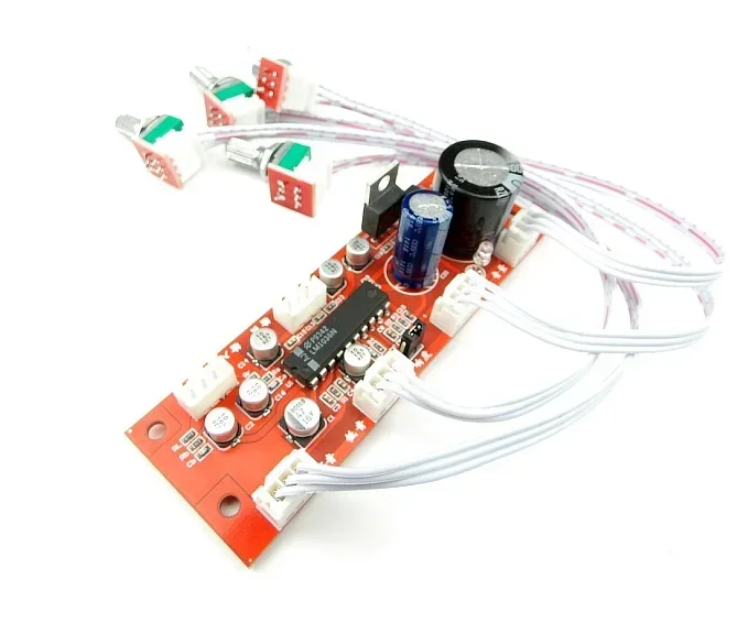 

NEW LM1036 HIFI Preamp Tone Board Bass Treble Volume Control Pre-amplifier Board Module
