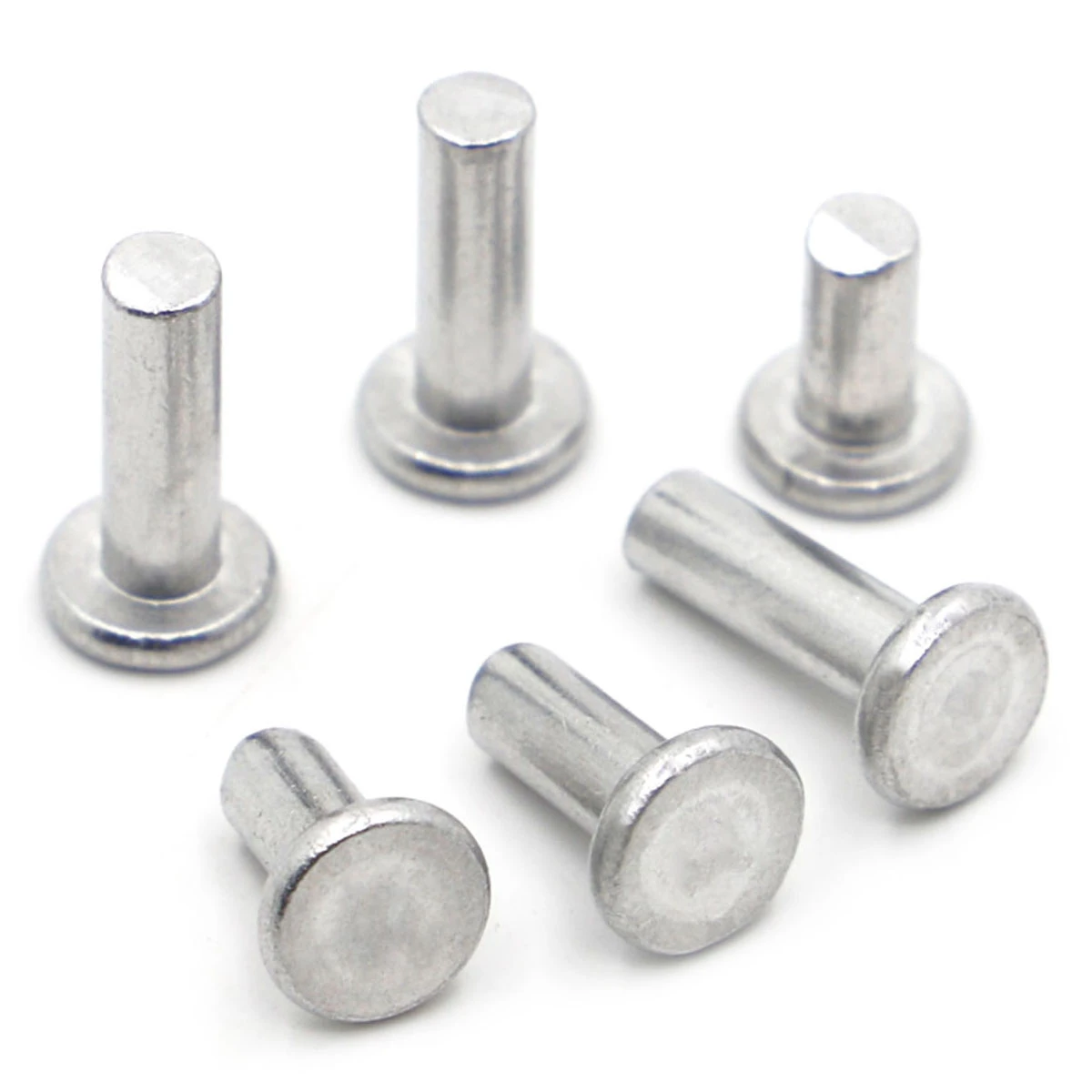 Aluminum Alloy Flat Head Rivets Aluminum Rivets M6 Aluminum Rivet