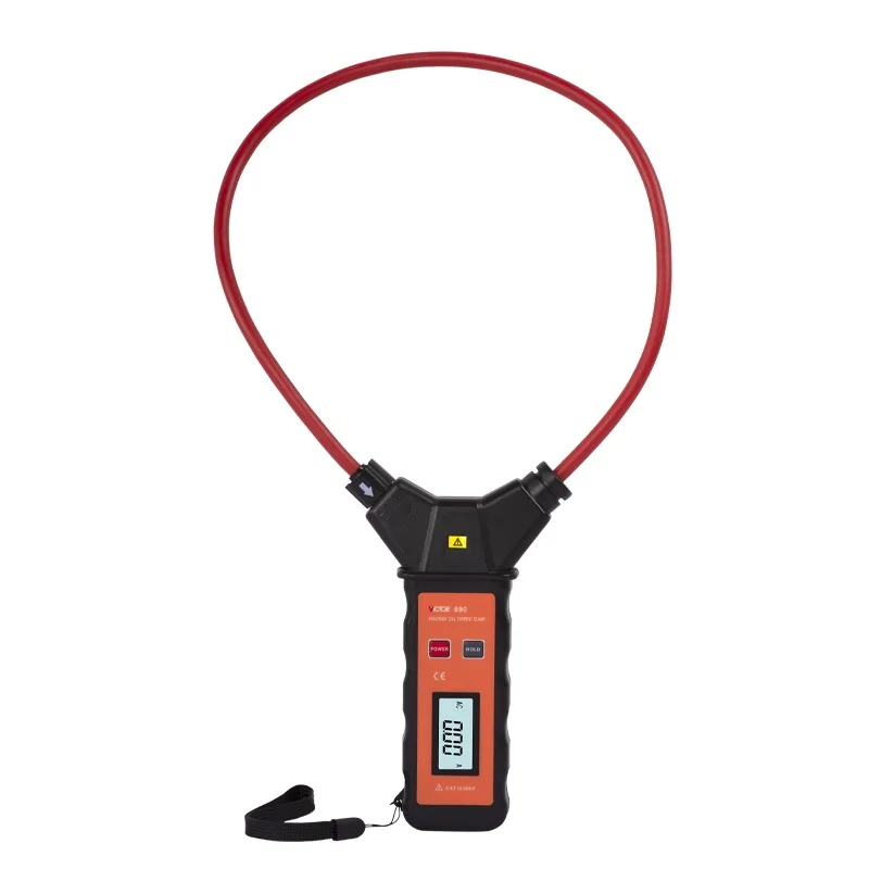 

690 High Quality Digital Flexible Coil Large Current Clamp Meter Ammeter Length 628mm AC 0.00A-9999A