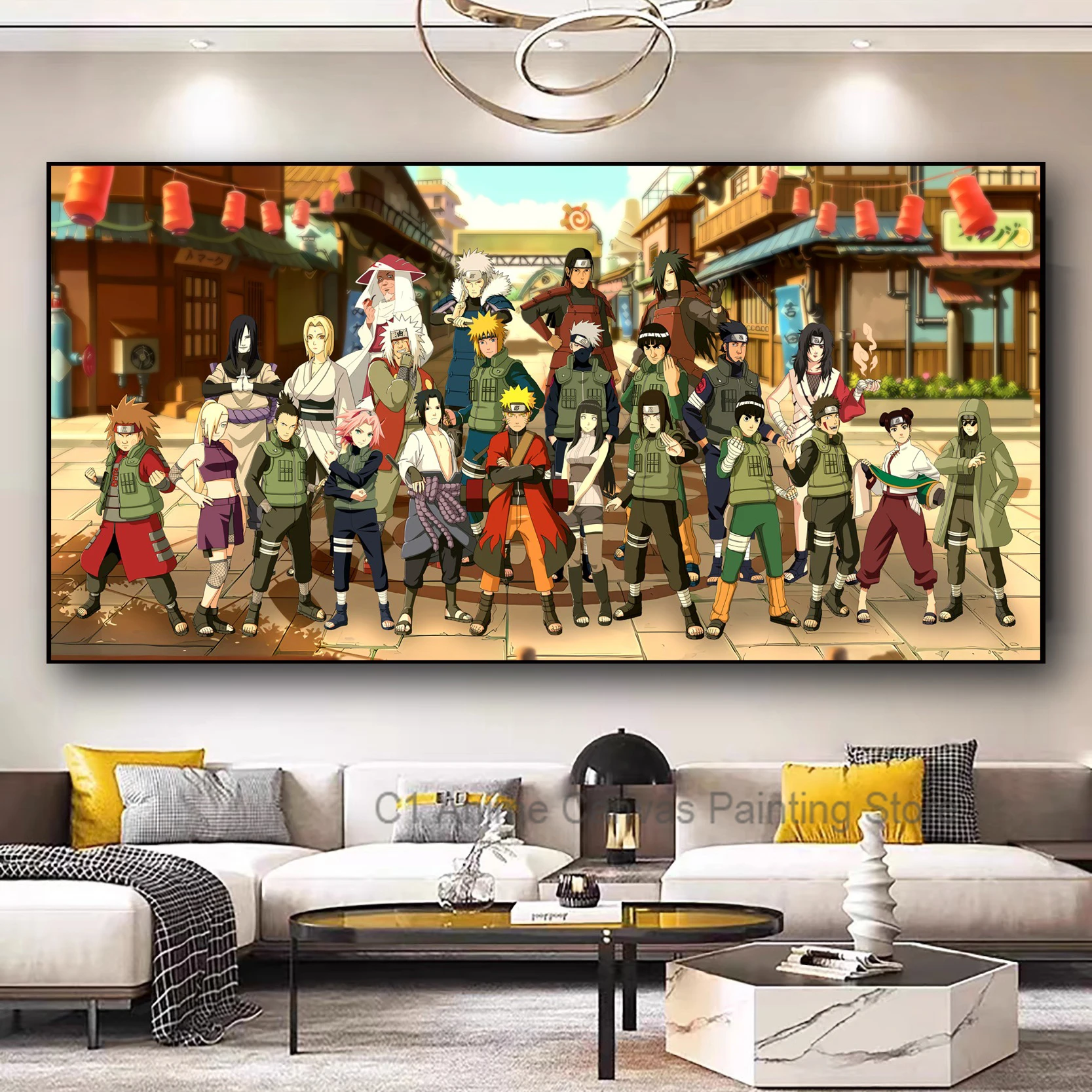 Naruto Family Portrait Art Print by XiaoOrganization - Anime Decor Poster