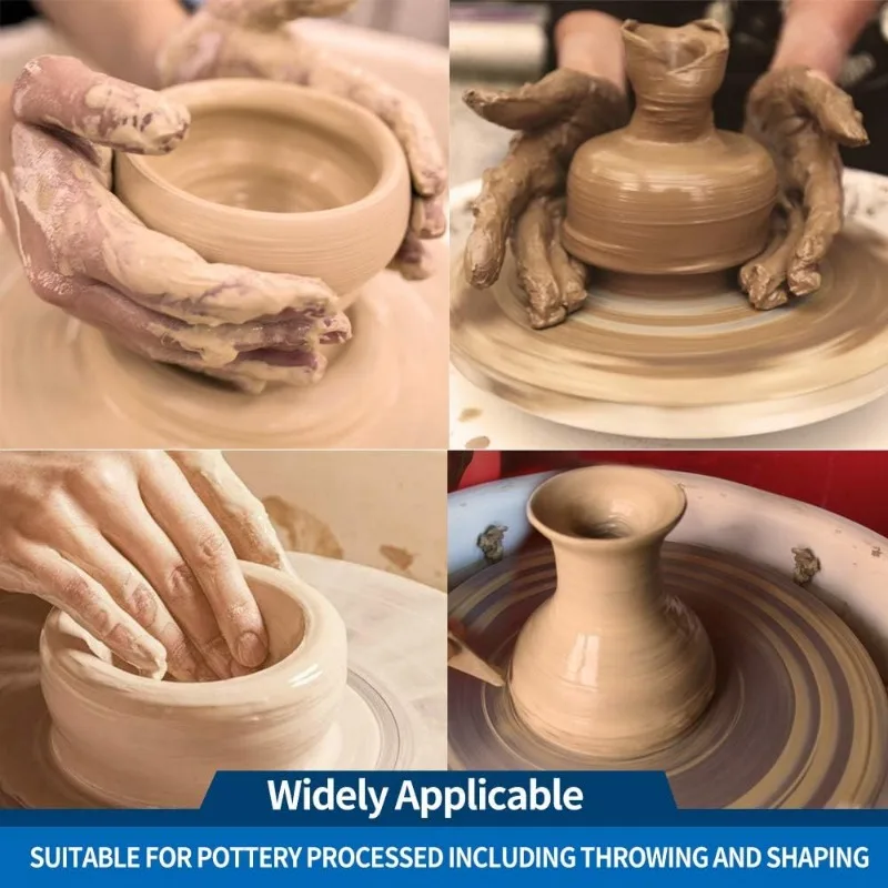 

Pottery Wheel Pottery Forming Machine Art Craft DIY Clay Tool Electric Ceramics Wheel with Pedal for Ceramic Work Ceramics Clay