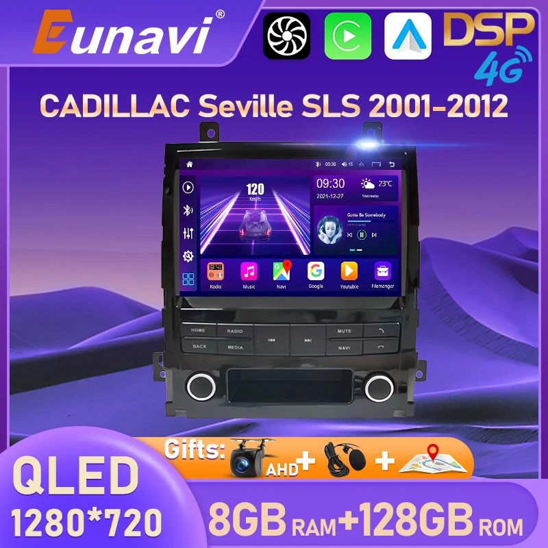 Eunavi Android Auto GPS For CADILLAC SEVILLE SLS 2001 - 2012 Car Radio Multimedia Player Head unit 4G 2din 2 din Carplay |