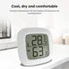 3-10PCS Humidity Sensor Mini Temperature Measurement Instruments with Magnetic Suction Temperature Tester Gauge Household Use 4