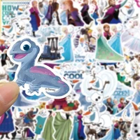 10/30/50pcs Kawaii Disney Frozen Anime Stickers Cute Anna Elsa Cartoon Sticker Phone Notebook Luggage Graffiti Decals Girls Toy 2