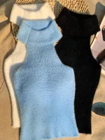 Débardeurs courts sexy Y2K, mode automne 2026, vêtements pour femmes, gilet uni polyvalent, style coréen, sans manches, dos nu, tricoté 5
