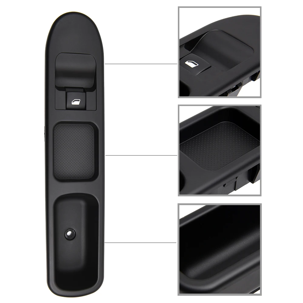 Power Window Switch Compatible 207Electric Window Switch Premium Passenger Side Control Window Lifter Switch Replacement for Car
