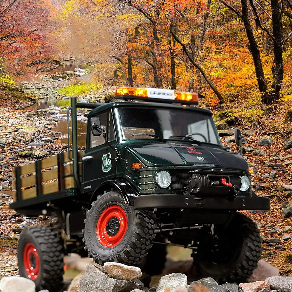 1/10 LESU 4X4 RC Off-road Cars RAVE-UM406 Light Sound Electronic Climbing Truck 2-speeds Transmission Toys Model for Boy TH22676 6