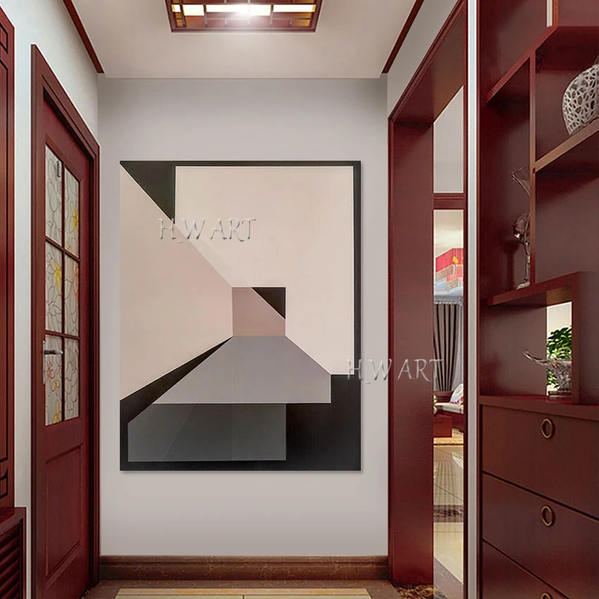 

Геометрия Форма Дизайн Текстурированный Абстрактный Холст Настенная Картина Безрамное Искусство Стиль Современная Живопись Горячая Продажа Декор Рисунок