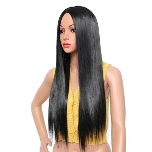 long black wig
