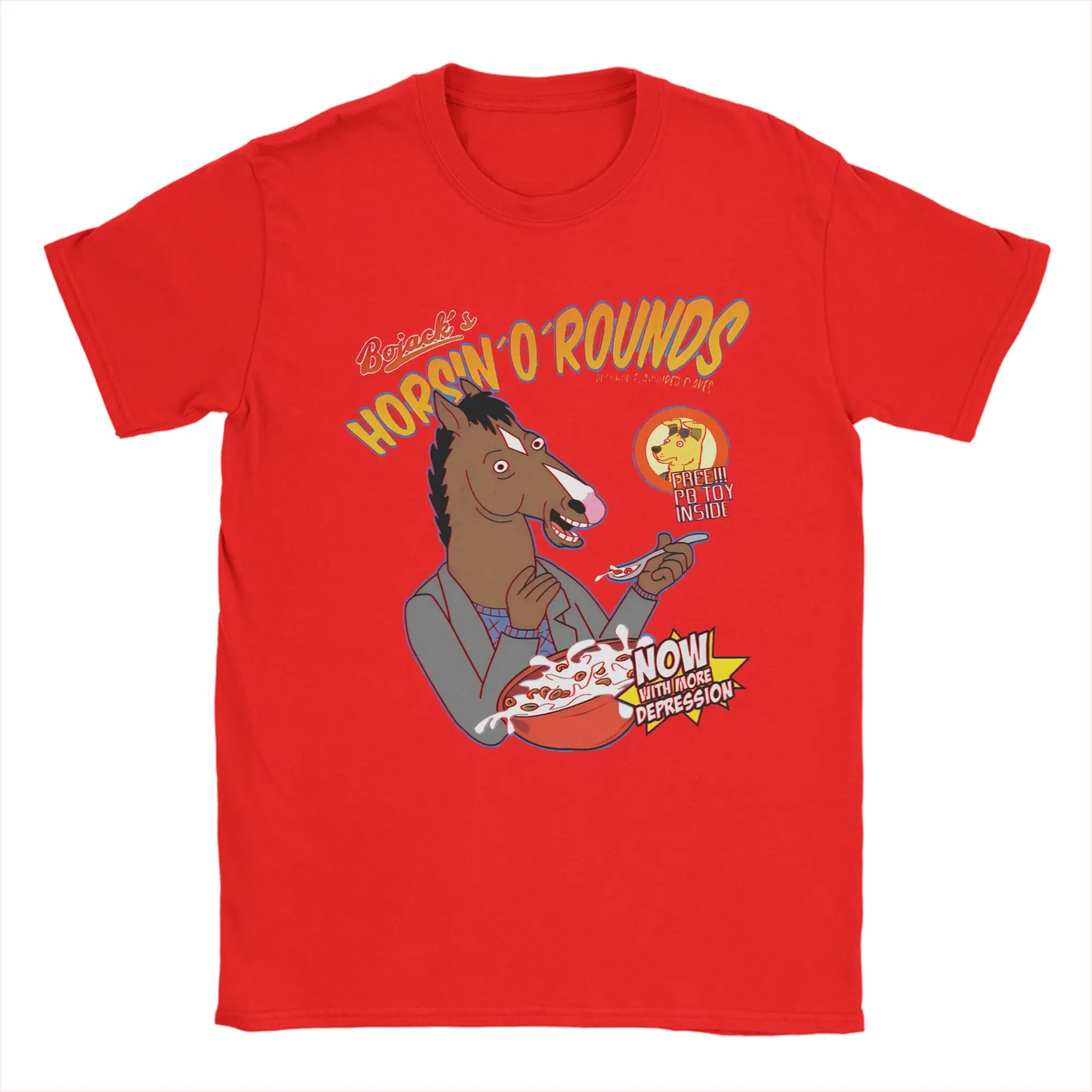 Männer Frauen BoJacks Horsemans s Müsli T Shirts Reine Baumwolle Kleidung Verrückte Kurzarm O Neck T-shirt Sommer T-Shirt