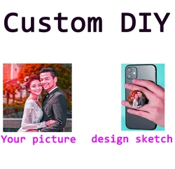 Enhanced Adjustable Phone Grip & Stand for Smartphones and Tablets (DIY customized)